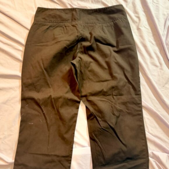Mossimo brand Brown Cropped Khaki Pants - SIZE 8 - Picture 5 of 12